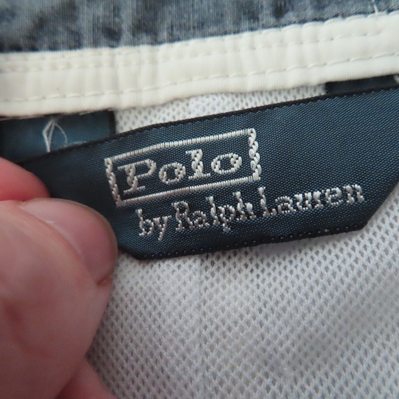 Vtg Polo Ralph Lauren Trunks 4.5” Shorts 30 USRL Ocean Patrol Blue Wht Striped - Picture 7 of 10